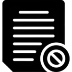 a white text with a circle and a circle