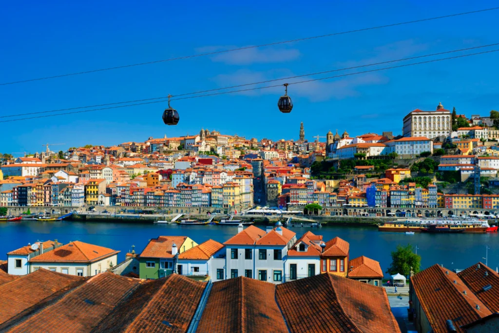 Portuguese city view
